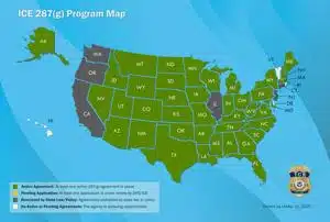 Law enforcement agencies in 40 states are partnering with ICE 287(g) program | National