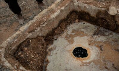 Sarah Stogner and Hawk Dunlap lead a personal tour of abandoned oil and water wells on the properties of landowners in Permian, Basin on Tuesday, Jan. 31, 2023. (Sarah Stogner and Hawk Dunlap lead a personal tour of abandoned oil and water wells on th
