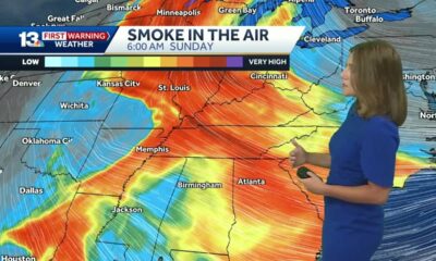 Canadian wildfire smoke continues to make Alabama's forecast hazy. The first week of June looks h...