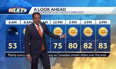 More hazy skies and warm temps Monday