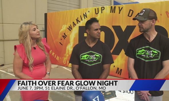 Faith Over Fear Glow Night