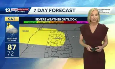Alabama's weather forecast will flip to become wetter soon, with strong thunderstorms possible ov...