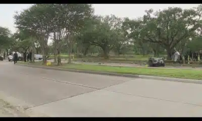 Surveillance video shows violent Fondren crash