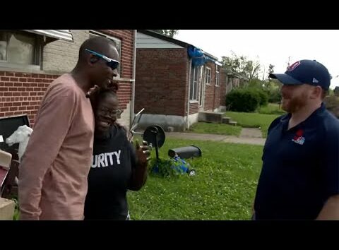 Electrician comes to family's rescue after St. Louis tornado left them in the dark