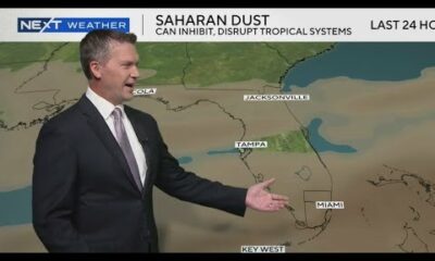 A nice sea breeze will help thin out the Saharan dust over South Florida