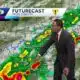 Scattered showers and storms likely Monday