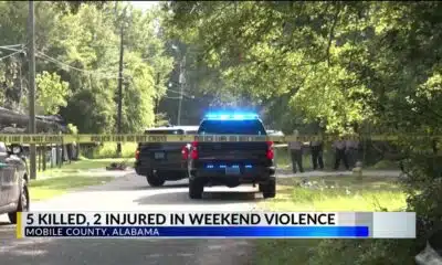 Deadly Sunday in Mobile County leaves 5 people dead