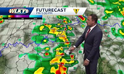 Scattered showers and storms return Friday & Saturday