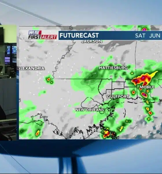 Digital Desk: Possible showers and storms Saturday afternoon (6/14/25)