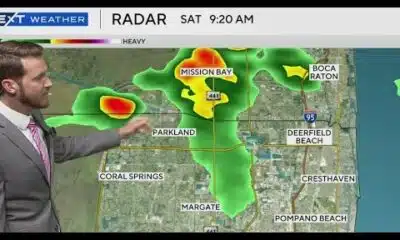 South Florida weather for Saturday 9 AM: Hot, dry forecast.