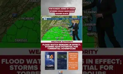 Flood watch remains in effect; more scattered storms with potential for torrential downpours