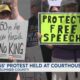 'No Kings' protest held at courthouse in Gallatin