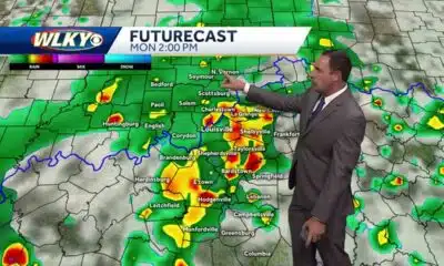 More rounds of showers and storms Monday