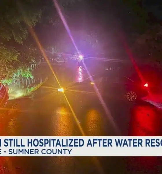 1 person still hospitalized after White House water rescue