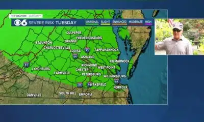 Marginal Risk for severe storms Tuesday