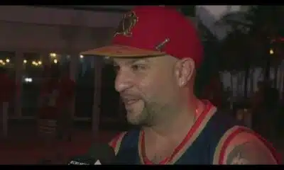 Panthers' locker room erupts in celebration after Stanley Cup win