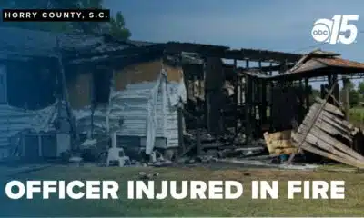Conway officer hospitalized after fire destroys home; community rallies support