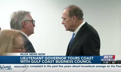 Lt. Gov. Delbert Hosemann meets with the Gulf Coast Business Council