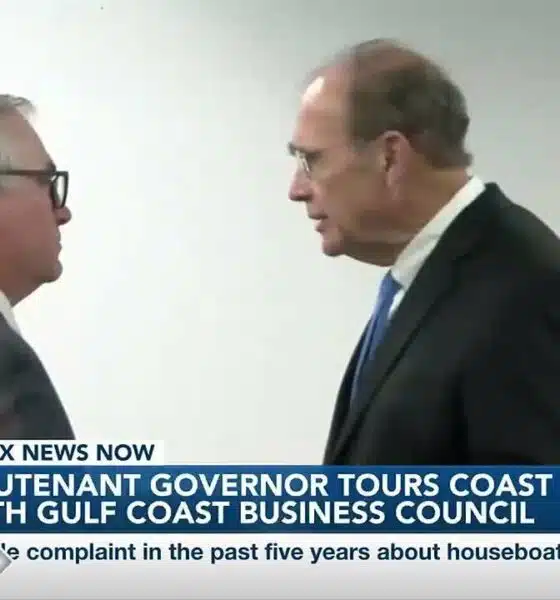 Lt. Gov. Delbert Hosemann meets with the Gulf Coast Business Council