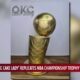 OKC Cake Lady replicates Larry O'Brian Championship Trophy