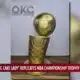 OKC Cake Lady replicates Larry O'Brian Championship Trophy