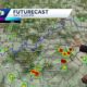 Typical summer heat this weekend with spotty storms