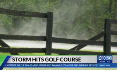 Lexington golf course gets damaged in Thursday evening thunderstorm