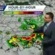 Storms likely Monday and latest on Barry