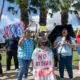 No Kings Protest against the policies of US President Donald Trump in Mcallen, Texas, on June 14, 2025.