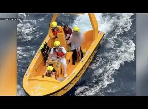 "A miracle": Florida family captures dramatic rescue after 2 go overboard on Disney cruise