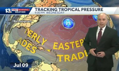 Tropical Disturbance: "medium" chance of development on a July cool front in the Gulf this weekend