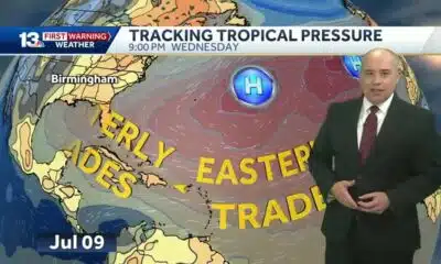 Tropical Disturbance: "medium" chance of development on a July cool front in the Gulf this weekend