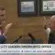 New Clinton mayor, aldermen sworn into office