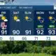Rain clearing out, dry conditions expected for holiday weekend