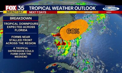 Potential tropical disturbance forming near Florida, with rainy July 4th