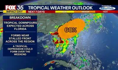 Potential tropical disturbance forming near Florida, with rainy July 4th