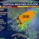Potential tropical disturbance forming near Florida, with rainy July 4th