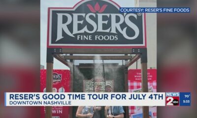 Food options available during Fourth of July downtown