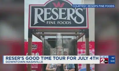 Food options available during Fourth of July downtown
