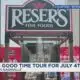Food options available during Fourth of July downtown