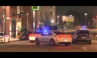Officers run for cover after man in car fired shots at them in Downtown Memphis