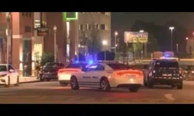 Officers run for cover after man in car fired shots at them in Downtown Memphis