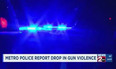 Metro police report drop in gun violence