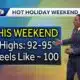 Hot temperatures continue for holiday weekend