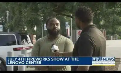 Raleigh caps Independence Day with fireworks show outside Lenovo Center