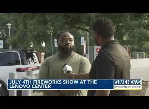 Raleigh caps Independence Day with fireworks show outside Lenovo Center