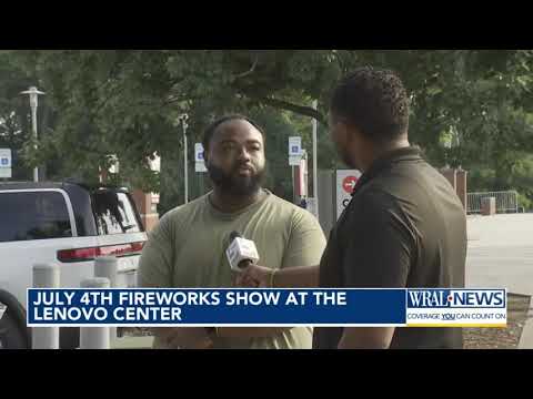 Raleigh caps Independence Day with fireworks show outside Lenovo Center