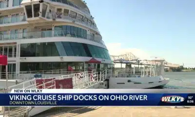 Cruising into Louisville: Viking cruise ship docks downtown on Ohio River
