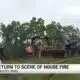Crews return to scene of house fire