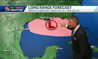 Long range forecasts indicate possible tropical development in Gulf mid-July